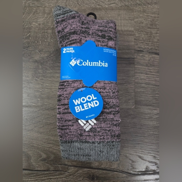 Columbia Wool Blend Women's Socks 2pk - Picture 1 of 4